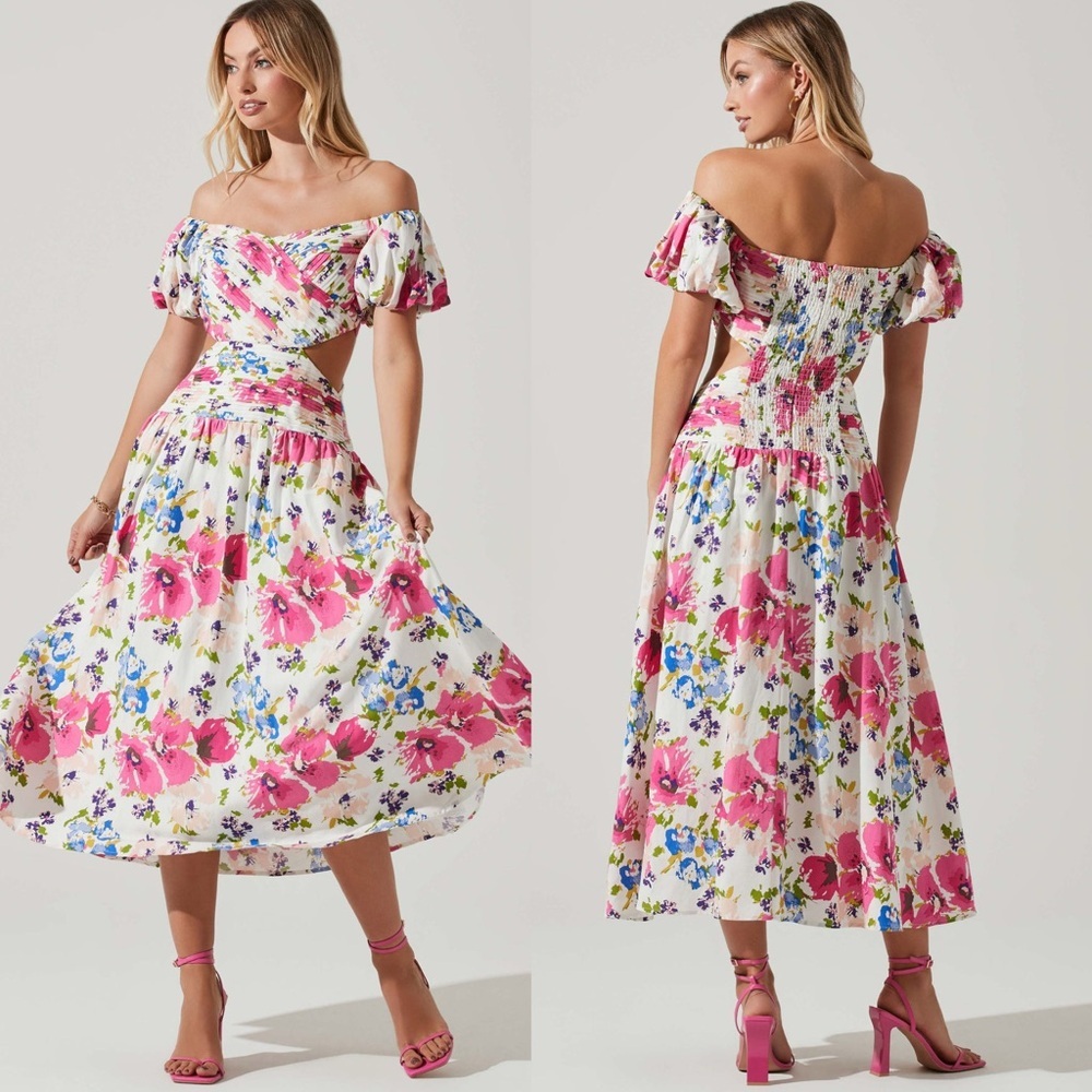 ASTR The Label Liliosa Midi Dress